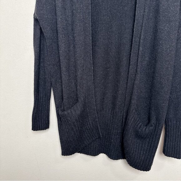 Aritzia Womens Xsmall Talula Cashmere Open Front Black Cardigan - Picture 9 of 15